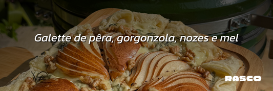 Galette de Pêra, Gorgonzola, Nozes e Mel: Uma Receita Sofisticada e Irresistível