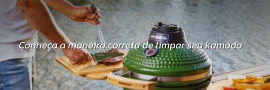 Como limpar sua churrasqueira Kamado
