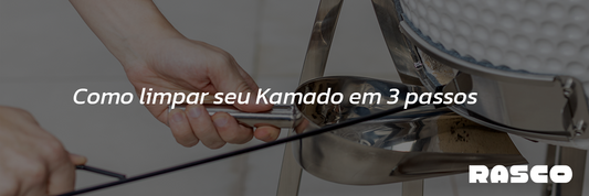 Como limpar seu Kamado em 3 passos