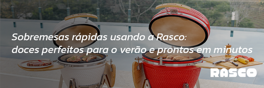Sobremesas rápidas usando a Rasco: doces perfeitos para o verão e prontos em minutos