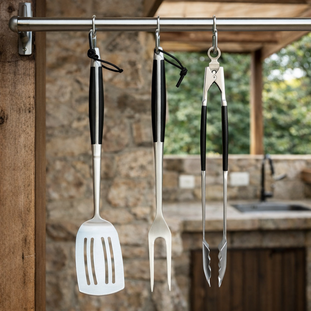 Conjunto de Utensílios para Churrasco 3PCS MUNICH