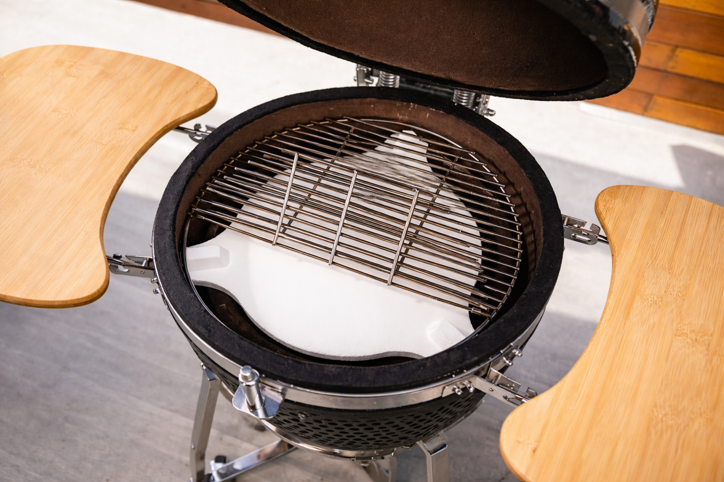 Defletor Cerâmico para Cozimento e Defumação Indireta Churasqueira Kamado RASCO